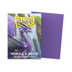 Dragon Shield Dual Matte, 100st,  Nebula & Silver
