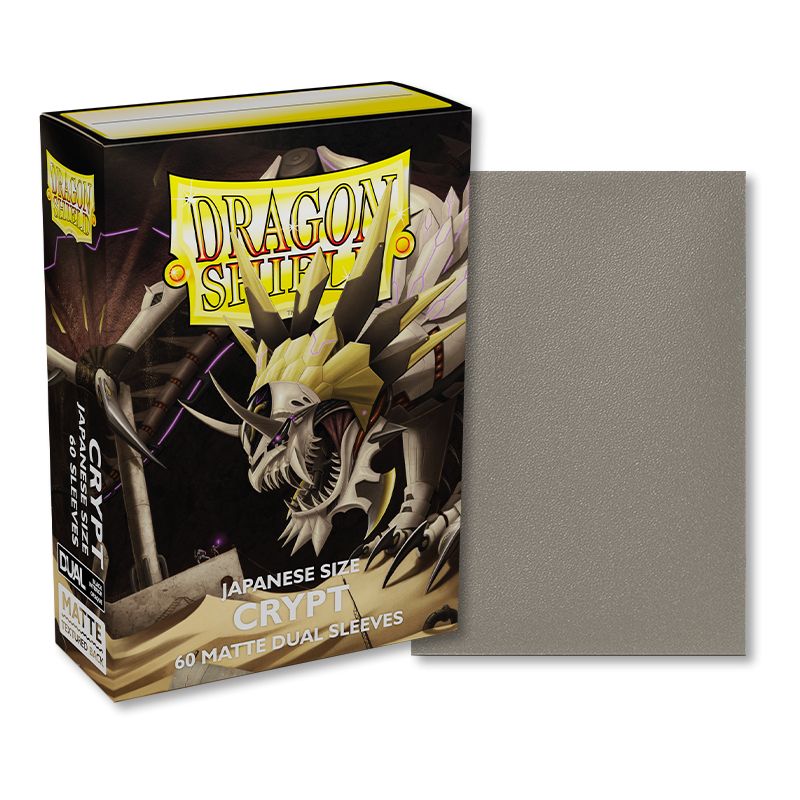 Japanese Dragon Shield Dual Matte, 60 sleeves, Crypt (Yu-Gi-Oh)