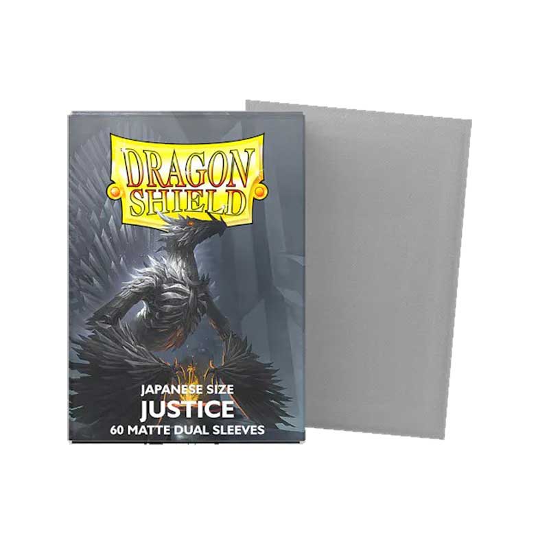 Japanese Dragon Shield Dual Matte, 60 sleeves, Justice (Yu-Gi-Oh)