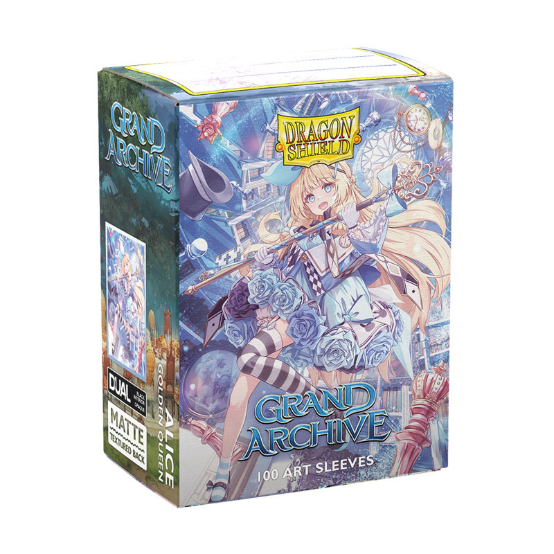 Dragon Shield Dual Matte Art Sleeves - Grand Archive - Alice, Golden Queen