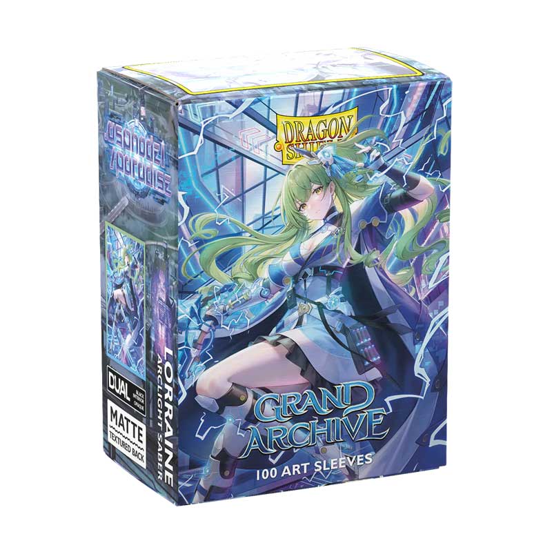 Dragon Shield Dual Matte Art Sleeves - Grand Archive - Lorraine, Arclight Saber