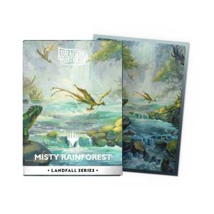 Dragon Shield Matte Art Sleeves - Magic: the Gathering Landfall Series - Misty Rainforest