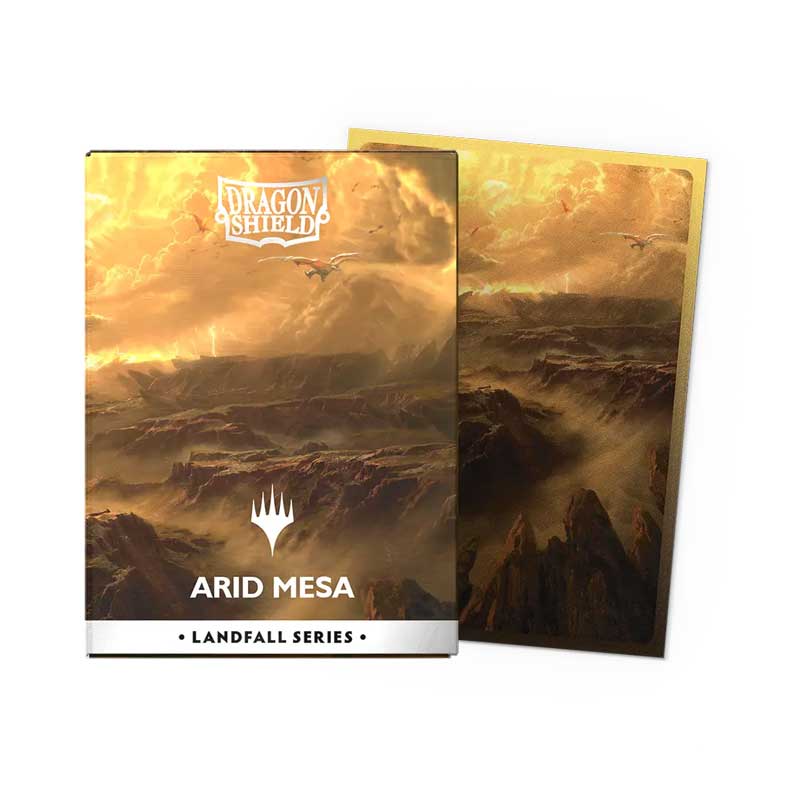 Dragon Shield Matte Art Sleeves - Magic: the Gathering Landfall Series - Arid Mesa