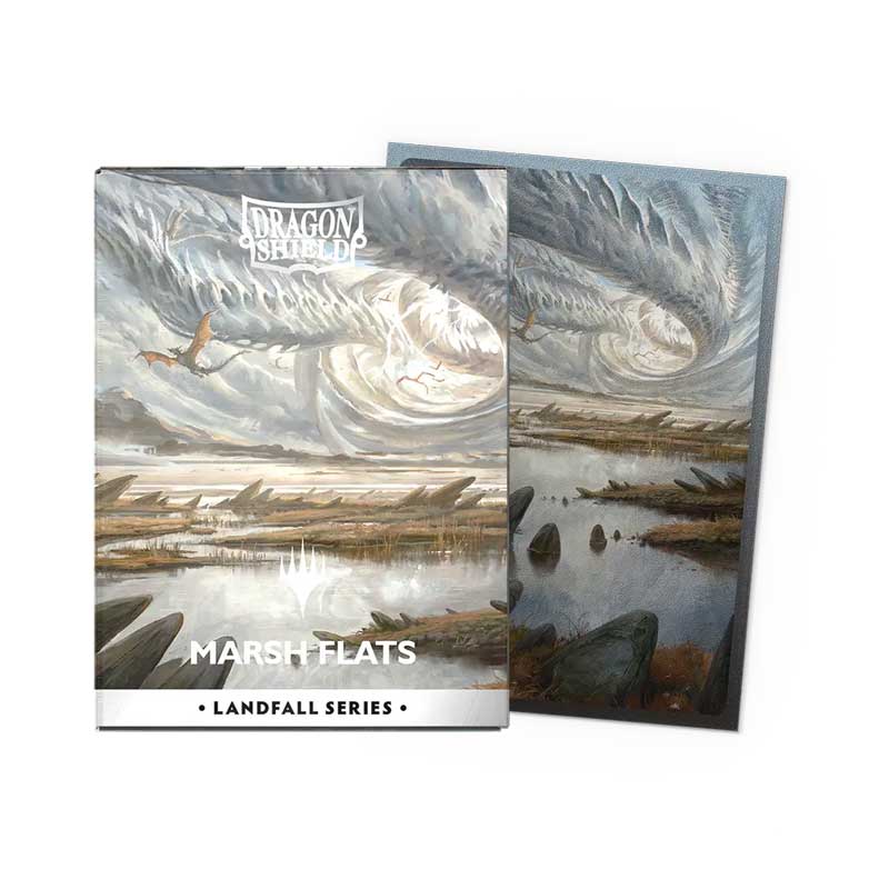 Dragon Shield Matte Art Sleeves - Magic: the Gathering Landfall Series - Marsh Flats