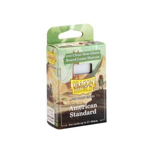 Dragon Shield - American Standard Board Game Sleeves - Clear/Non-Glare