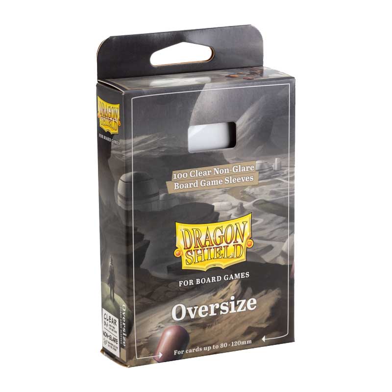 Dragon Shield - Oversize Board Game Sleeves - Clear/Non-Glare