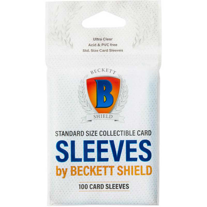 Beckett Shield Standard Size Collectible Card Sleeves (100 Sleeves)