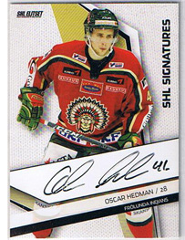 2009-10 SHL Signatures s.2 #04 Oscar Hedman Frölunda Indians