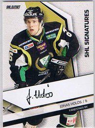 2009-10 SHL Signatures s.2 #06 Jonas Holös Färjestads BK