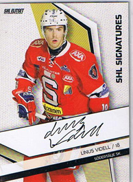 2009-10 SHL Signatures s.2 #20 Linus Videll Södertälje SK
