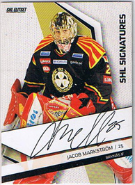 2009-10 SHL Signatures s.1 #01 Jacob Markström Brynäs IF