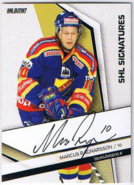 2009-10 SHL Signatures s.1 #05 Marcus Ragnarsson Djurgårdens IF