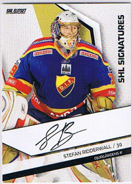 2009-10 SHL Signatures s.1 #04 Stefan Ridderwall Djurgårdens IF