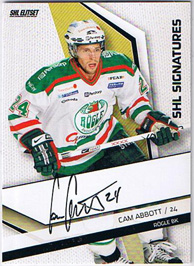 2009-10 SHL Signatures s.1 #13 Cam Abbott Rögle BK