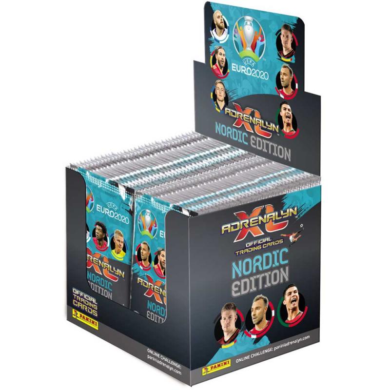 1 Box (50 packs), Nordic Edition Panini Adrenalyn XL Euro 2020