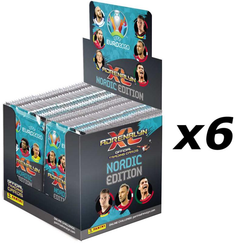 1 Case (300 packs), Nordic Edition Panini Adrenalyn XL Euro 2020