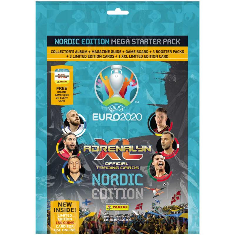 1 Mega Starter Pack, Nordic Edition Panini Adrenalyn XL Euro 2020