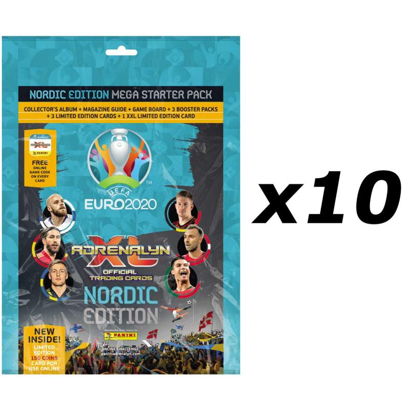 10st Mega Starter Pack, Nordic Edition Panini Adrenalyn XL Euro 2020