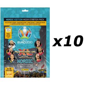 10 Mega Starter Pack, Nordic Edition Panini Adrenalyn XL Euro 2020