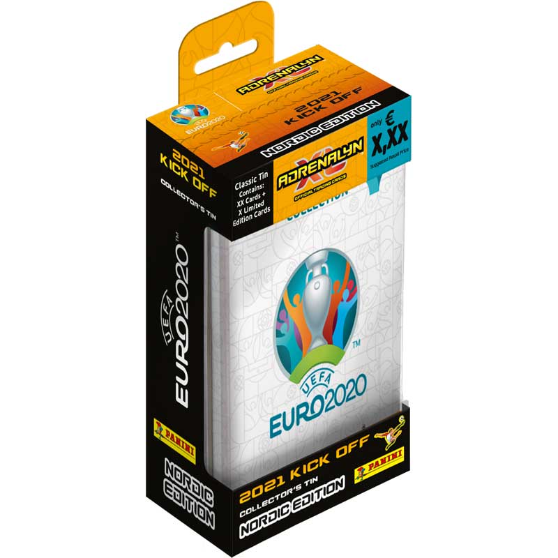 1st Mega Tin, Nordic Edition Panini Adrenalyn XL Euro 2021 KICK OFF