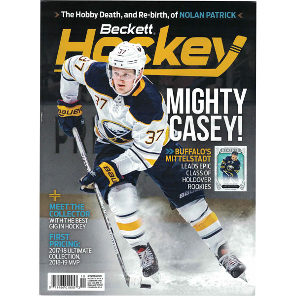 Beckett Hockey, #10 2018, October (Mighty Casey!)