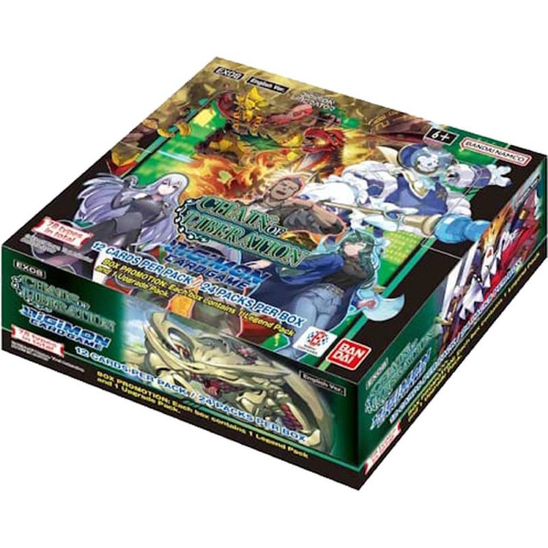 Digimon Card Game - Extra Booster Chain Of Liberation EX08 - Booster Display (24 Packs)