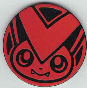 Pokémon, Coin, Victini Red Holo