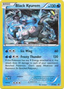 Pokemon Promo Cards, Black Kyurem - XY160 - Holo Promo