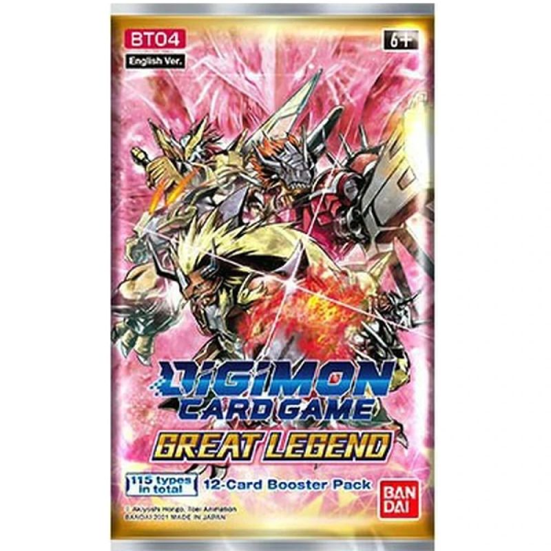 Digimon Card Game - Great Legend Booster BT04 Booster