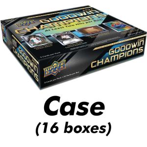Sealed Case (16 Boxes) 2022 Upper Deck Goodwin Champions [98016]