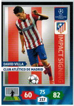 Impacts Signings, 2013-14 Adrenalyn Champions League, David Villa