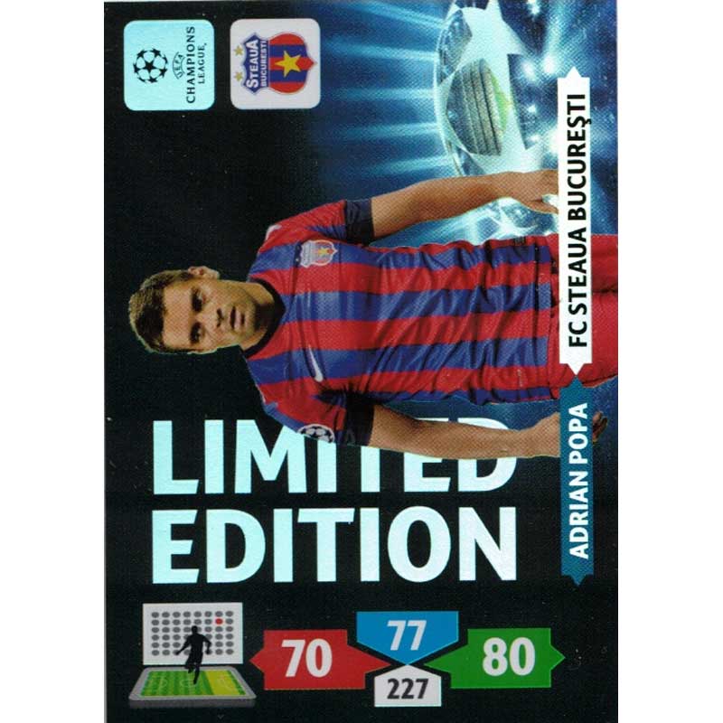 Limited Edition, 2012-13 Adrenalyn Champions League, Adrian Popa (Steua Bucharest)