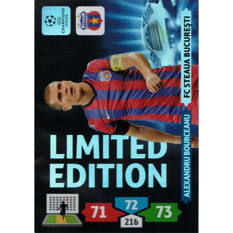 Limited Edition, 2012-13 Adrenalyn Champions League, Alexandru Bourceanu (Steua Bucharest)