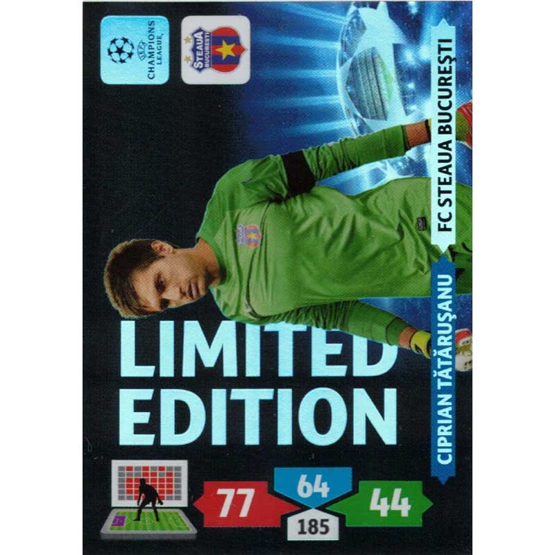 Limited Edition, 2012-13 Adrenalyn Champions League, Ciprian Tătărușanu (Ciprian Tatarusanu) (Steua Bucharest)