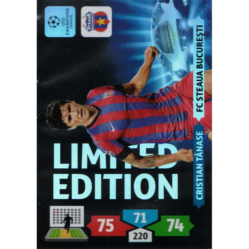 Limited Edition, 2012-13 Adrenalyn Champions League, Cristian Tănase (Cristian Tanase) (Steua Bucharest)