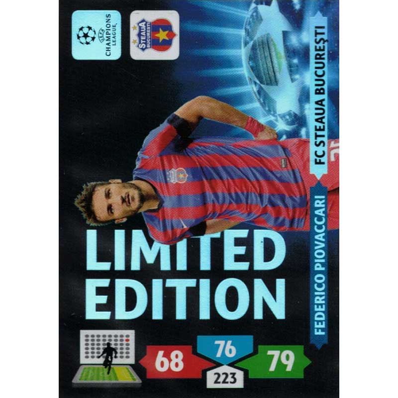 Limited Edition, 2012-13 Adrenalyn Champions League, Federico Piovaccari (Steua Bucharest)