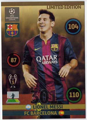 XXL Limited Edition, 2014-15 Adrenalyn Champions League, Lionel Messi