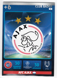 Club Badge, 2014-15 Adrenalyn Champions League, AFC Ajax
