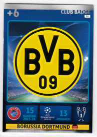 Club Badge, 2014-15 Adrenalyn Champions League, Borussia Dortmund