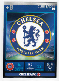 Club Badge, 2014-15 Adrenalyn Champions League, Chelsea FC