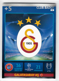 Club Badge, 2014-15 Adrenalyn Champions League, Galatasaray A&#350;