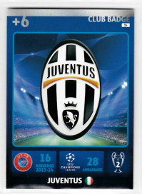 Club Badge, 2014-15 Adrenalyn Champions League, Juventus