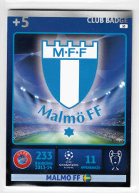 Club Badge, 2014-15 Adrenalyn Champions League, Malmö FF