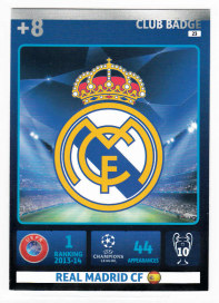 Club Badge, 2014-15 Adrenalyn Champions League, Real Madrid CF