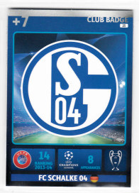 Club Badge, 2014-15 Adrenalyn Champions League, FC Schalke 04
