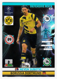 Defensive Rock, 2014-15 Adrenalyn Champions League, Neven Subotic