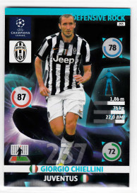 Defensive Rock, 2014-15 Adrenalyn Champions League, Giorgio Chiellini