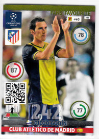Fans Favourite, 2014-15 Adrenalyn Champions League, Diego Godín / Diego Godin
