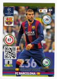 Fans Favourite, 2014-15 Adrenalyn Champions League, Gerard Piqué / Gerard Pique
