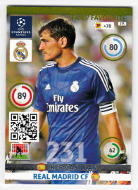 Fans Favourite, 2014-15 Adrenalyn Champions League, Iker Casillas